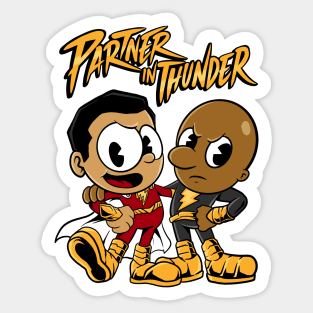 partner in thunder Sticker